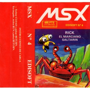 Rick the jumping Martian (1987, MSX, Edisoft)