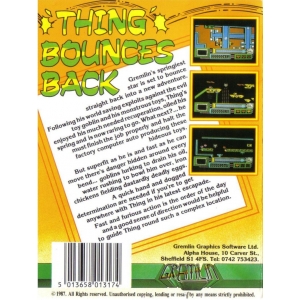 'Thing' Bounces Back (1987, MSX, Gremlin Graphics)