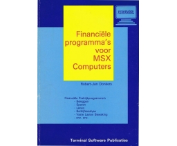Financiële programma's voor MSX Computers - Terminal Software Publicaties