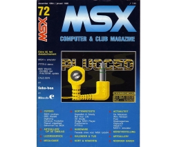 MSX Computer and Club Magazine 72 - Aktu Publications