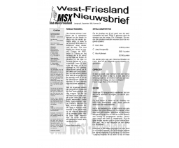 West-Friesland Nieuwsbrief 24 - MSX Club West Friesland (MCWF)