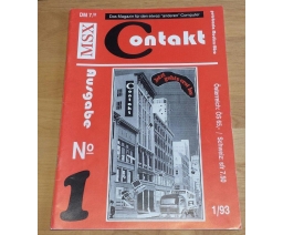 MSX Contakt 1/93 - Peletronia Medien-Büro