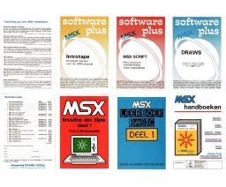 Folder MSX boeken Uitgeverij Stark Texel - Stark-Texel