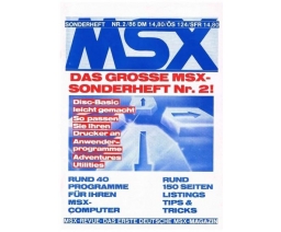 MSX Revue Sonderheft 02/86 - MSX Revue