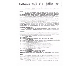 Tablettes MSX 2 - Aimé Six
