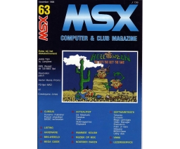 MSX Computer and Club Magazine 63 - Aktu Publications