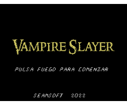 Vampire Slayer (2023, MSX, Seamsoft)