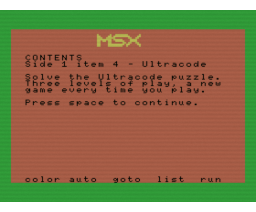 MSX Tape Computing - Issue 1 (MSX, Argus Specialist Publications)