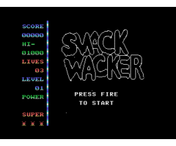 Smack Wacker (1986, MSX, The Bytebusters)