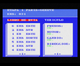 París-Dakar (1988, MSX, Made in Spain)