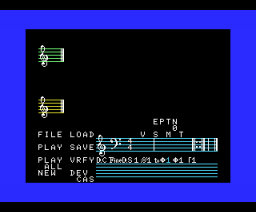 Music Editor (1984, MSX, Rittor Music / MCS)