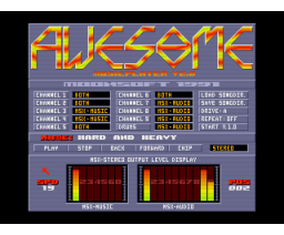 Awesome Musicplayer 2.0 (1991, MSX2, Moonsoft)