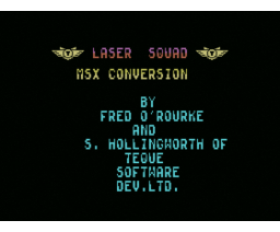 Laser Squad (1988, MSX, Target Games)