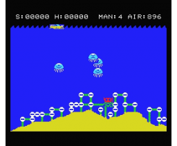 Sea Bomber / HELP! (1983, MSX, Hudson Soft)