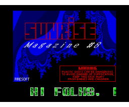 Sunrise Magazine 08 (1993, MSX2, Sunrise)