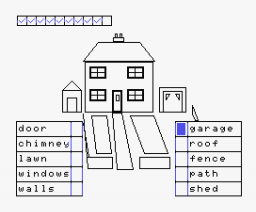 Fun Words Side 4 - Houses (1984, MSX, SoftCat, AMPALSOFT)