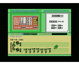 MSX-Audio series Score Editor (1987, MSX, Musical Plan)