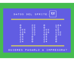 Generador de sprites (1984, MSX, J. Sánchez Armas)