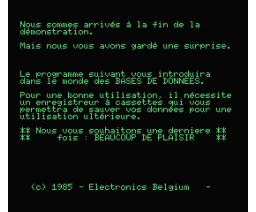 Introduction au SpectraVideo SV 728 (1985, MSX, Electronics Belgium)
