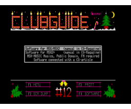 Clubguide Magazine 12 (1991, MSX2, GENIC)