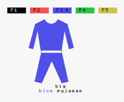 Fun Words Side 3 - Clothes (1984, MSX, SoftCat, AMPALSOFT)