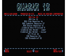 Quasar #19 (1992, MSX2, MSX Club Gouda)