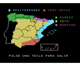 Geografía de España (1985, MSX, Ace Software S.A.)