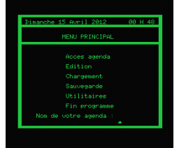 Agenda (1985, MSX, Power Soft)