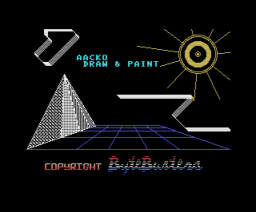 Aacko Draw & Paint (1986, MSX, The Bytebusters)