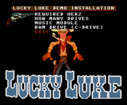 Lucky Luke Demo (1994, MSX2, Delta Soft)