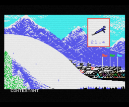 Winter Games (1986, MSX, Epyx, Ocean)