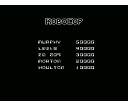 Robocop (1988, MSX, Ocean)