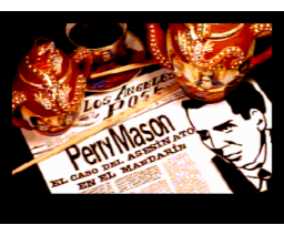 Perry Mason: The Case of the Mandarin Murder (1986, MSX2, Telarium)