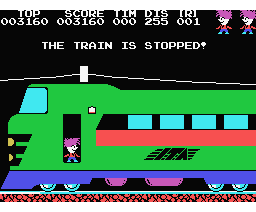 Stop the Express (1984, MSX, Hudson Soft)