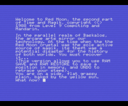 Time and Magik (1988, MSX, Level 9 Computing)