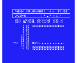 Agenda Appuntamenti (1985, MSX, ABS)