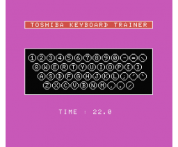 Toshiba Home Computer HX-10 Sample Program (1984, MSX, Toshiba)