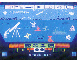 Space Kit (1986, MSX, Joyce Hakkanson Associates)