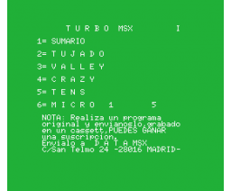 Turbo MSX Ano.2 Vol.1 (MSX, GEASA)