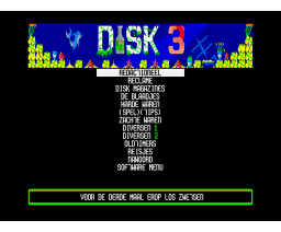 DISK #3 (1996, MSX2, Near Dark)