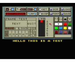 Video-Textstar (1987, MSX2, Data Beutner)