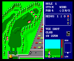 World Golf (1985, MSX2, ENIX)