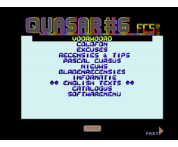 Quasar #06 (1991, MSX2, MSX Club Gouda)