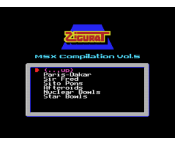 MSX Compilation Vol. 5 - Zigurat (2010, MSX, AAMSX)