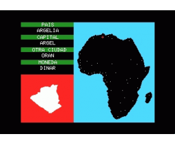 Paises de Africa (1984, MSX, Indescomp)