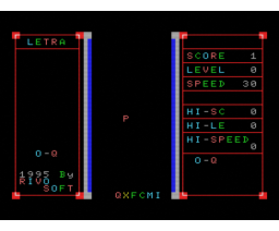 Letra (1995, MSX2, RiVoSoft)