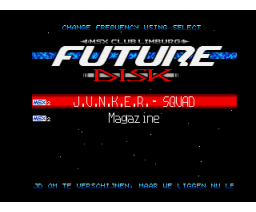 FutureDisk 17 - J.U.N.K.E.R. Squad (1995, MSX2, S.T.U.F.F.)