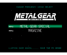 FutureDisk 39 - Metal Gear Edition (1998, MSX2, S.T.U.F.F.)