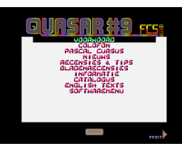 Quasar #09 (1991, MSX2, MSX Club Gouda)