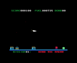 Star Blazer (1985, MSX, Starcraft)